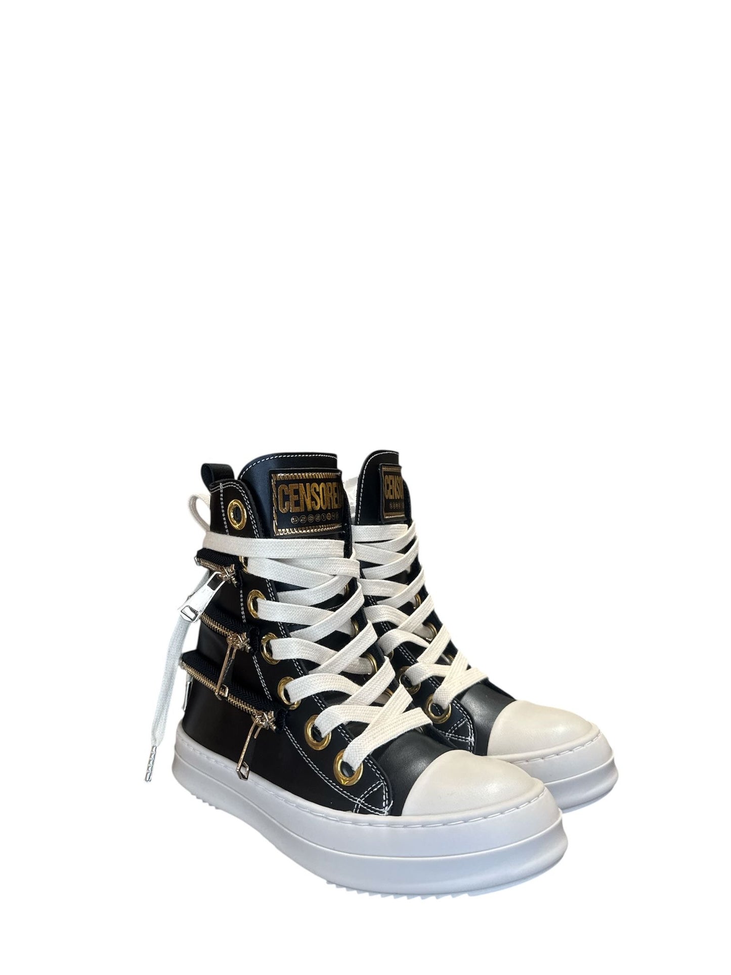 Sneakers Censored zip laterali