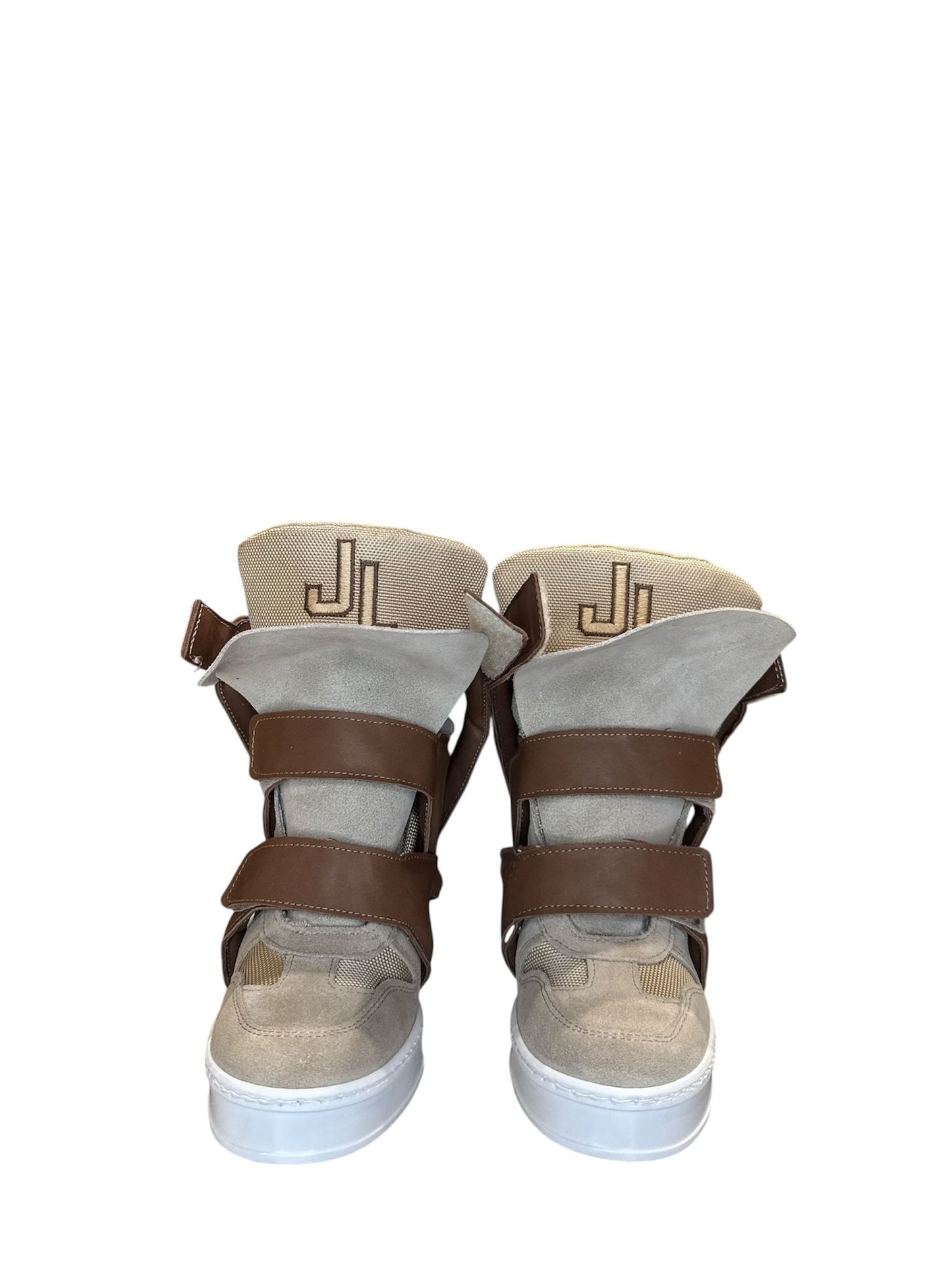 Sneakers strappi rialzo interno