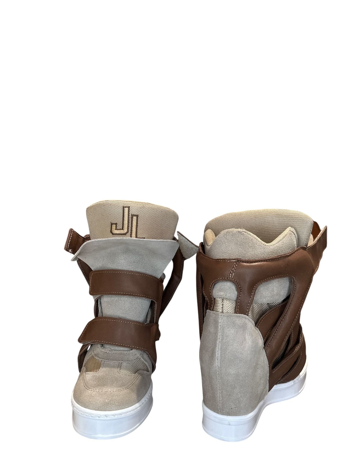 Sneakers strappi rialzo interno