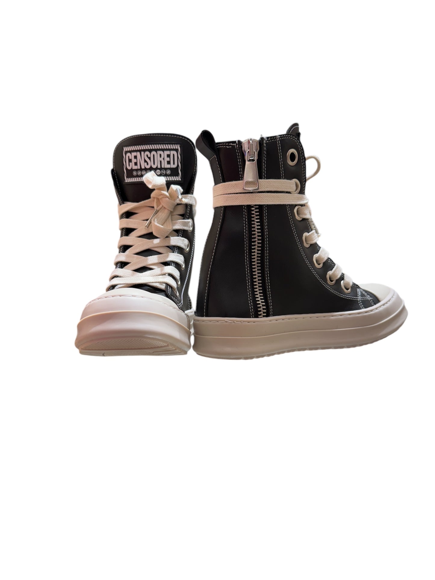 Sneakers Censored pelle nero