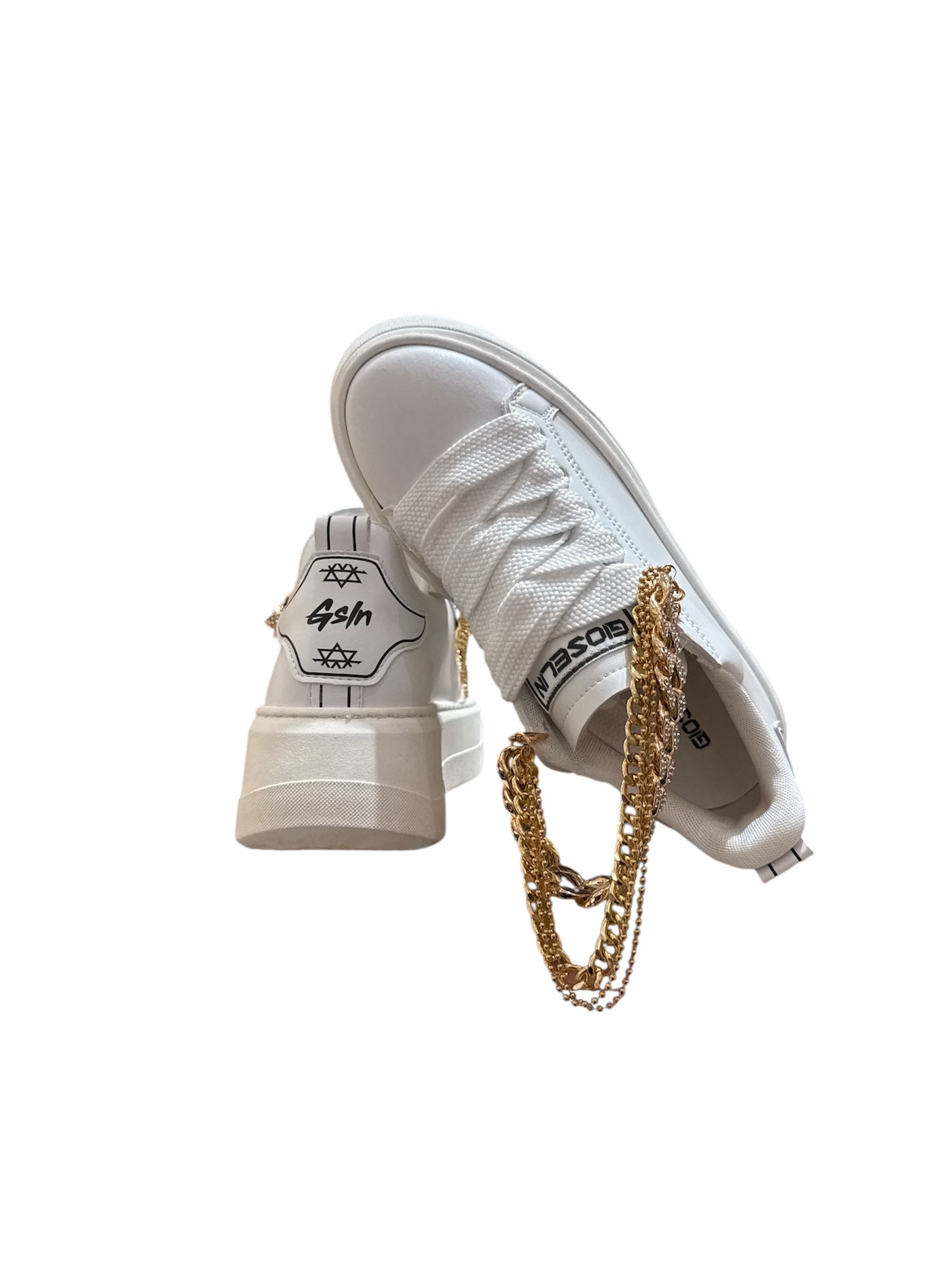 Sneakers Gioselin gioiello bianco