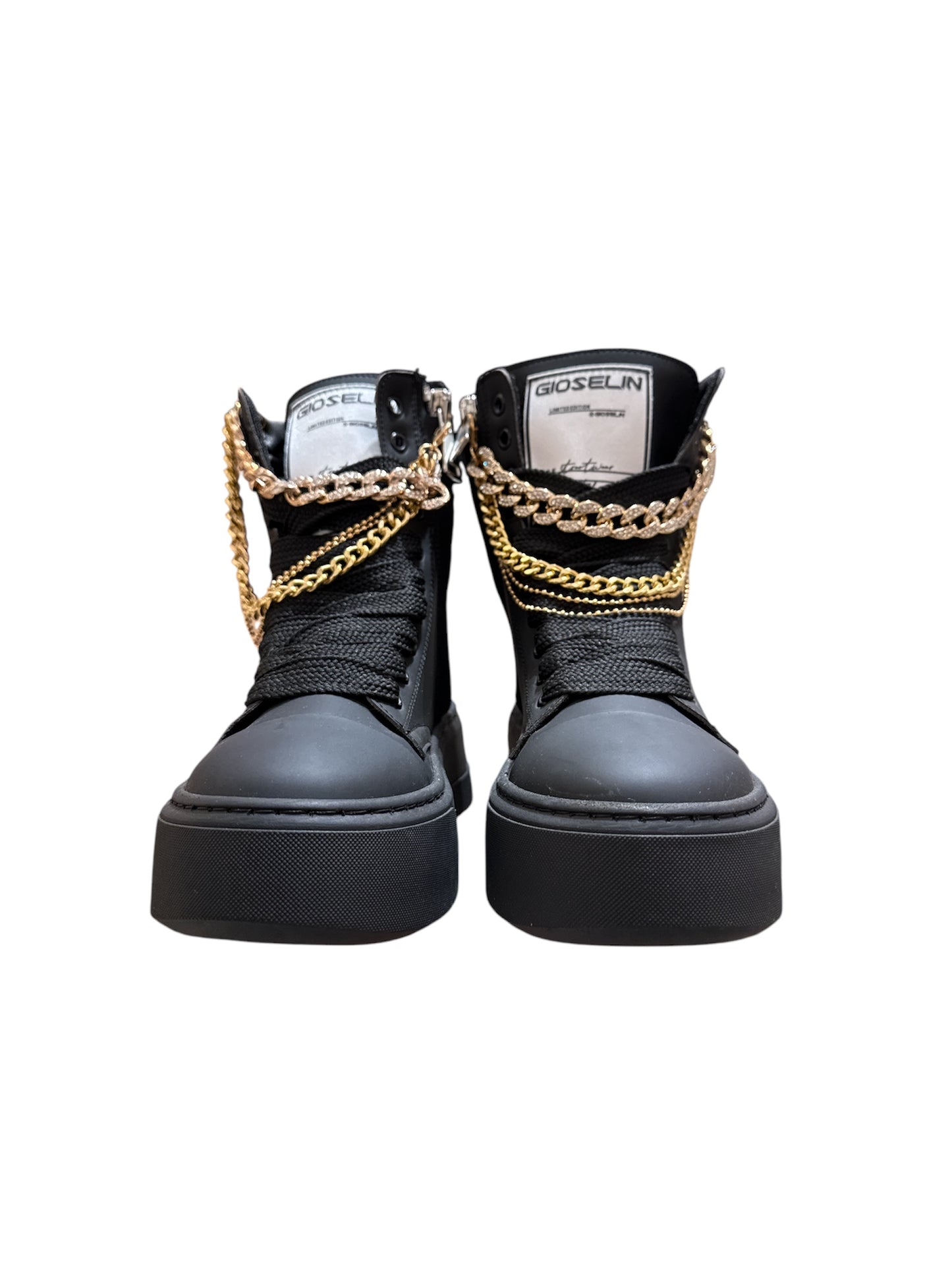 Sneakers alta gioselin nero