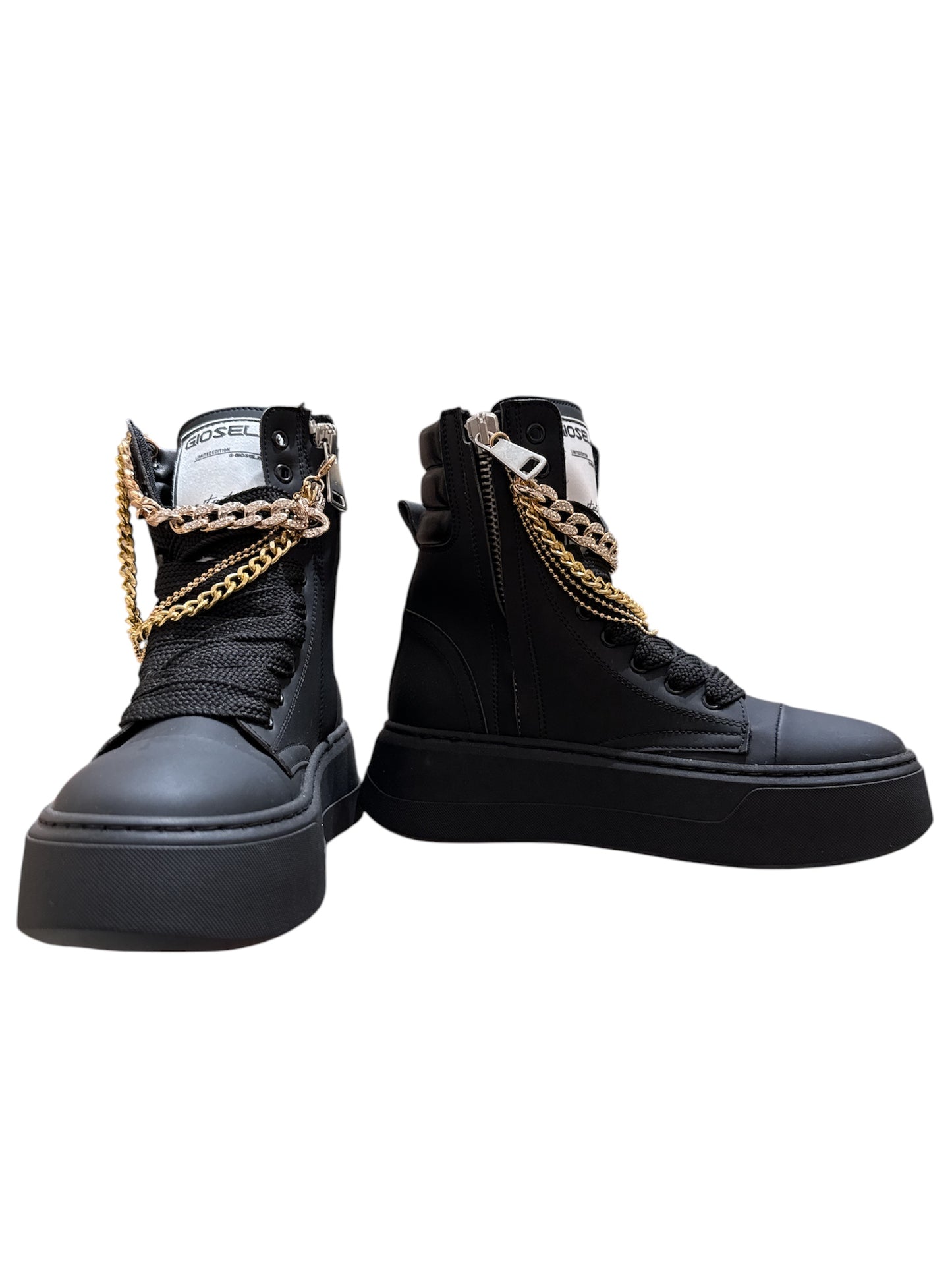 Sneakers alta gioselin nero