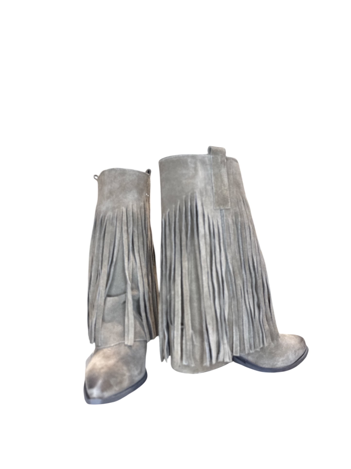 Stivali piegone e frange