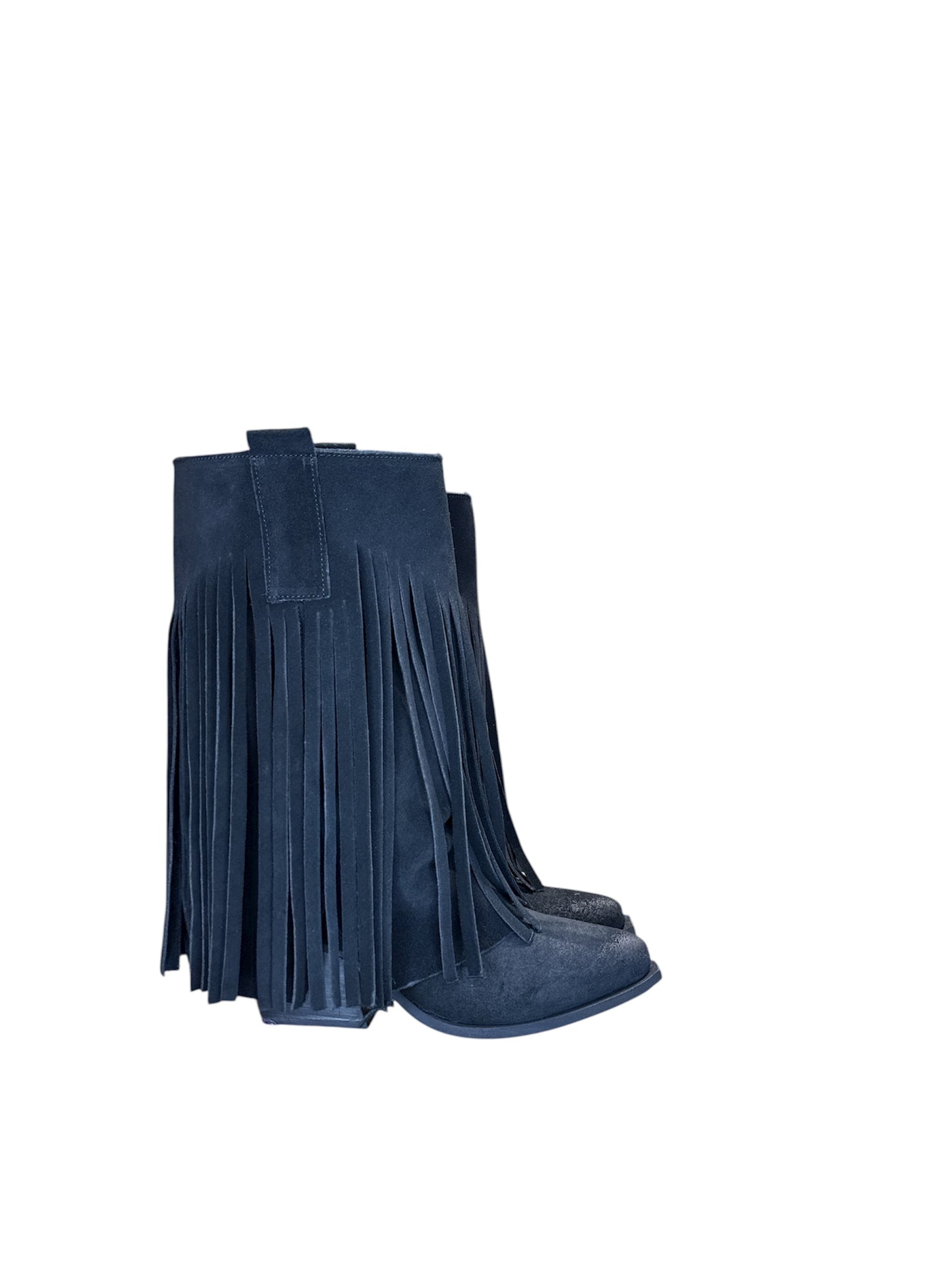 Stivali piegone e frange