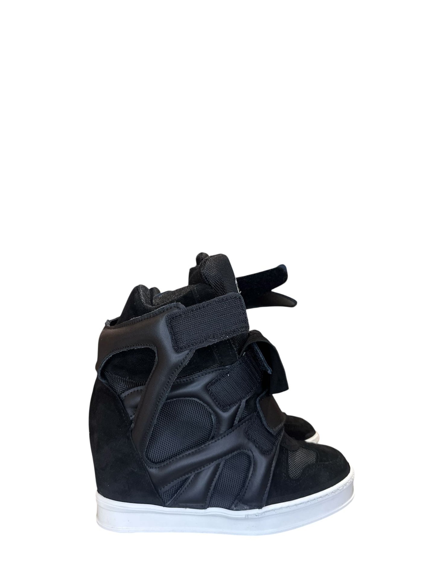 Sneakers strappi rialzo interno