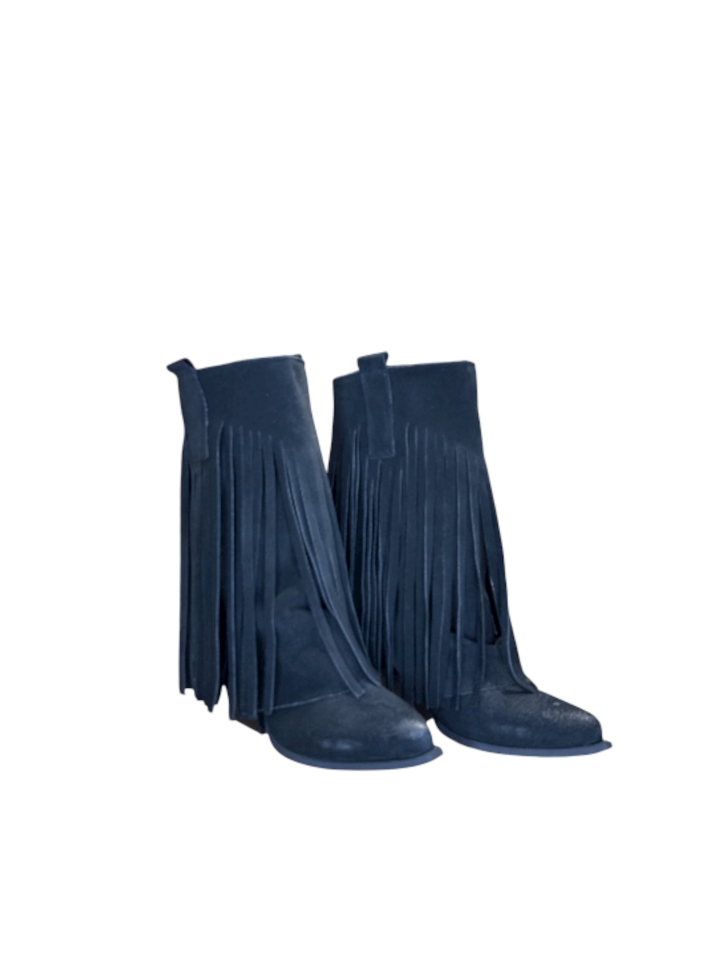 Stivali piegone e frange