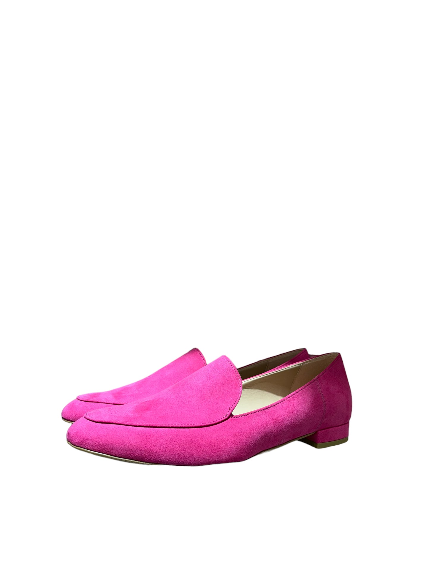 Mocassino fucsia camoscio