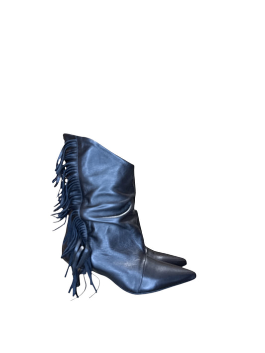 Stivaletti con frange laterali