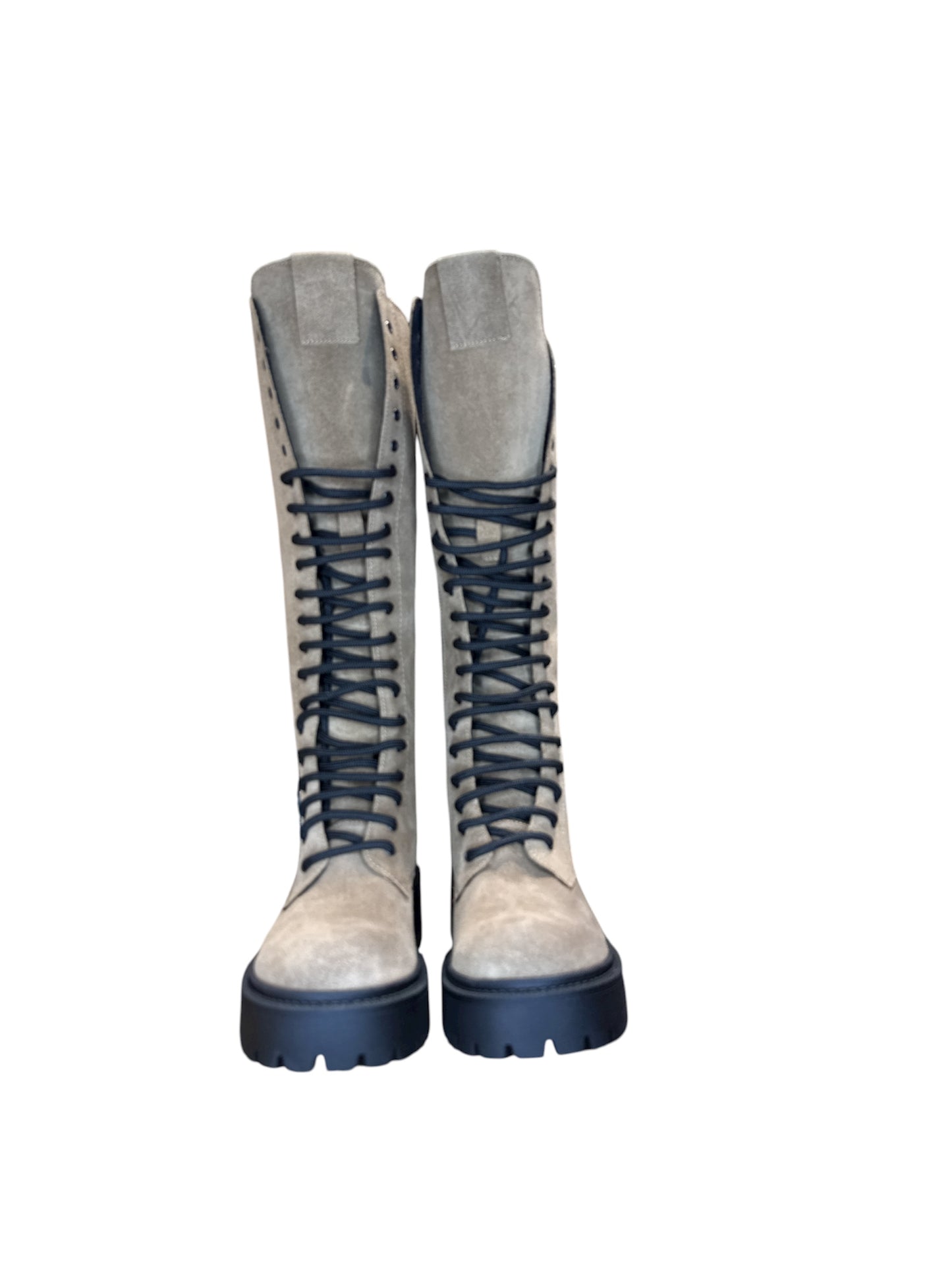 Stivali alti al ginocchio camoscio