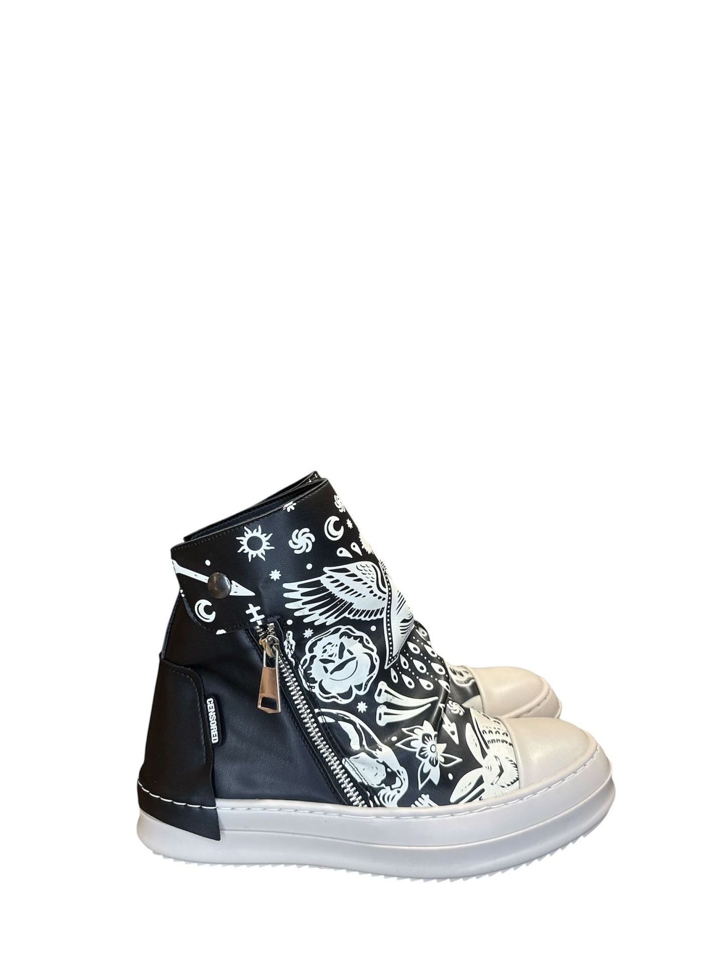 Sneakers Censored con zip