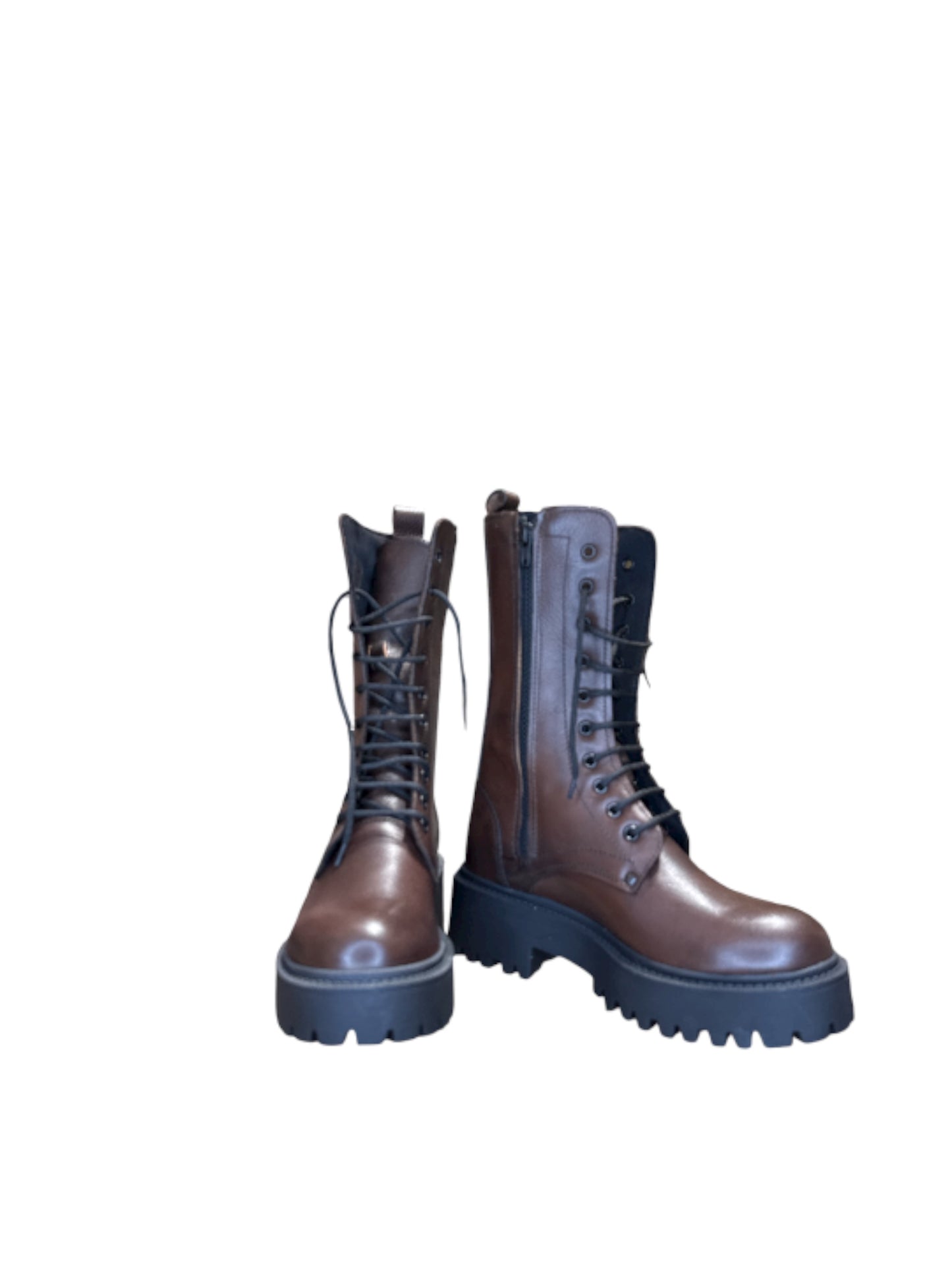 Stivali altezza media in camoscio