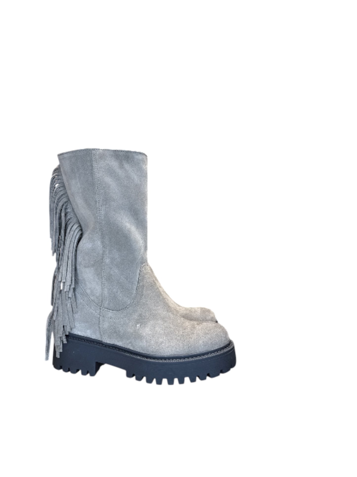 Anfibio frange in camoscio