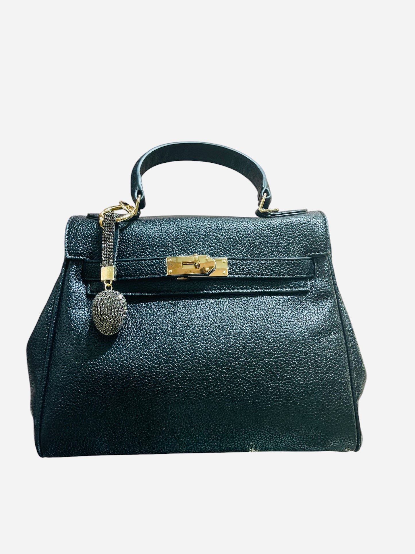 Borsa in nero con charm