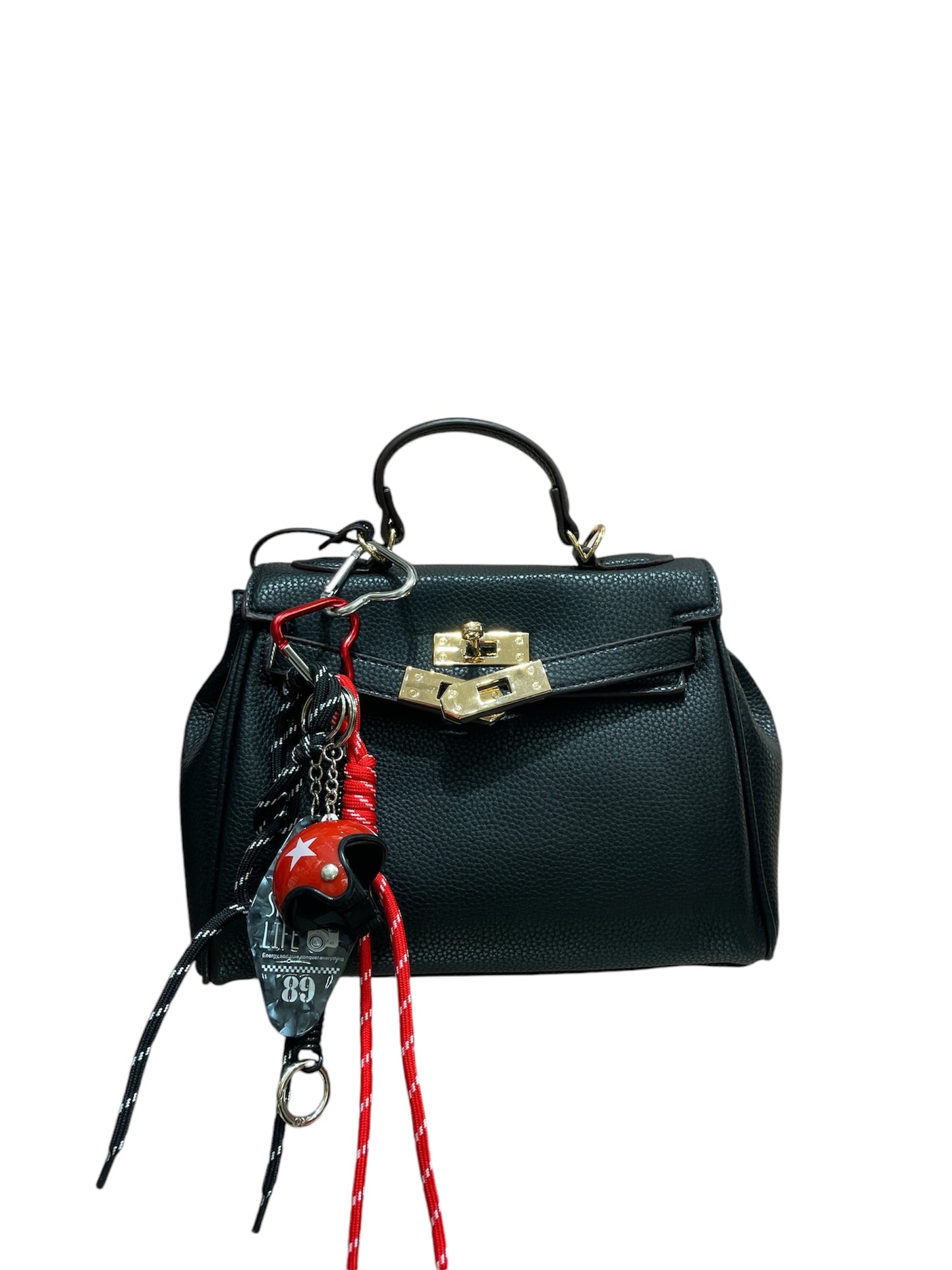 Borsa charm nero