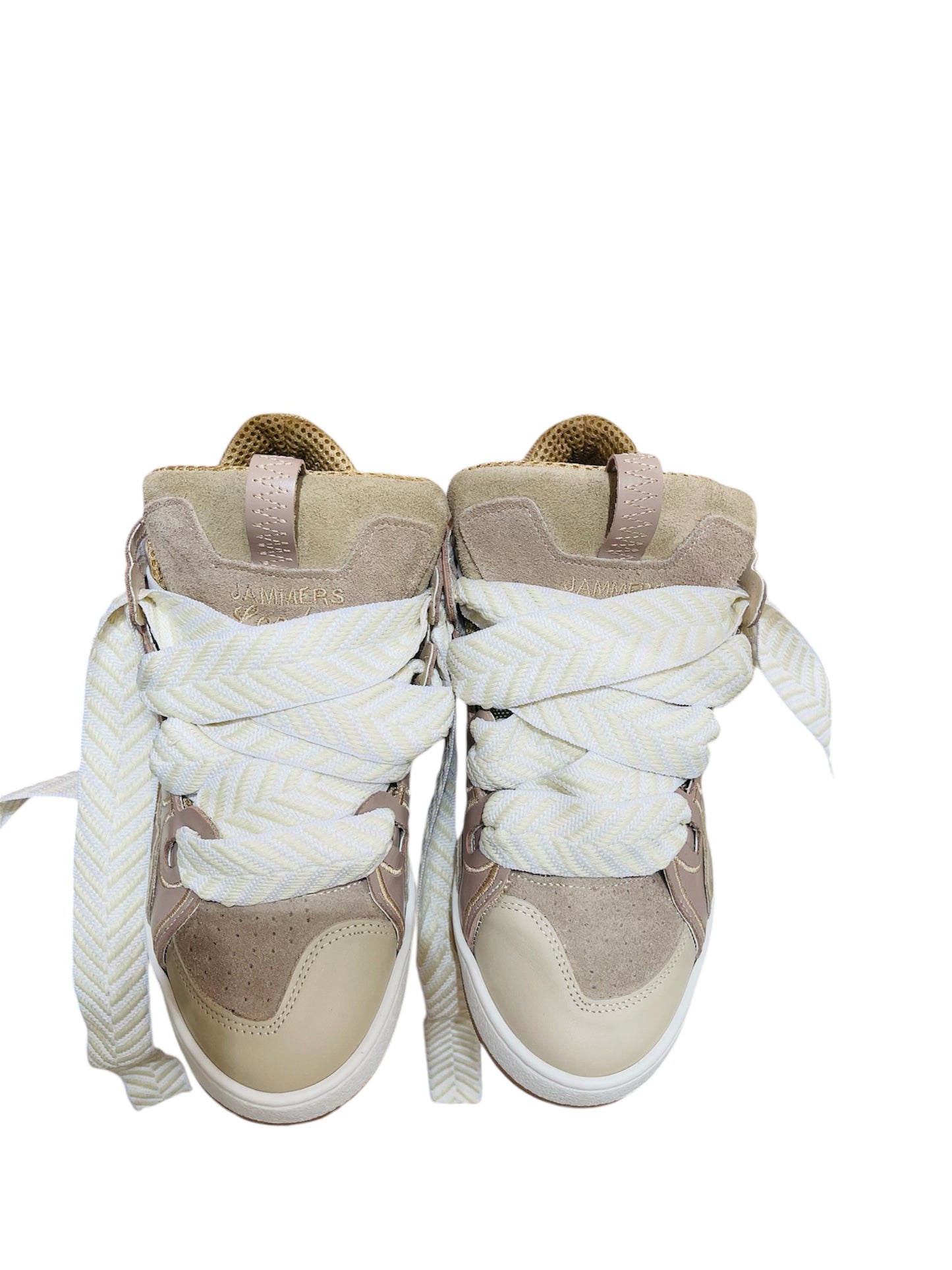 Jammers london lacci bianco / beige