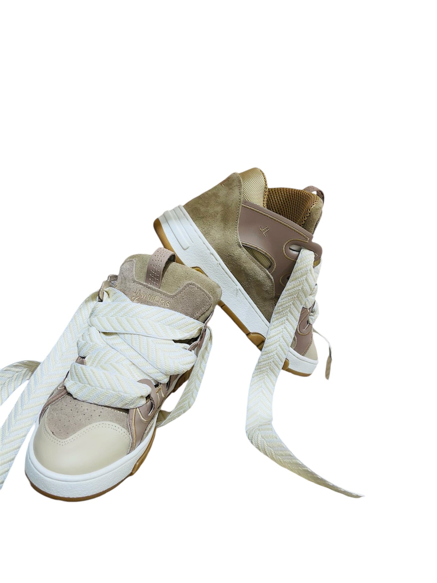 Jammers london lacci bianco / beige