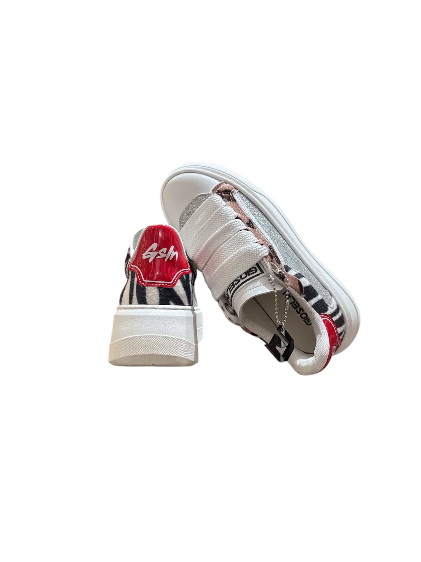 Sneakers Gioselin glitter argento