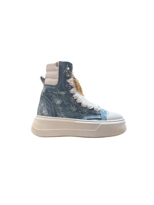 Sneakers alta Gioselin jeans