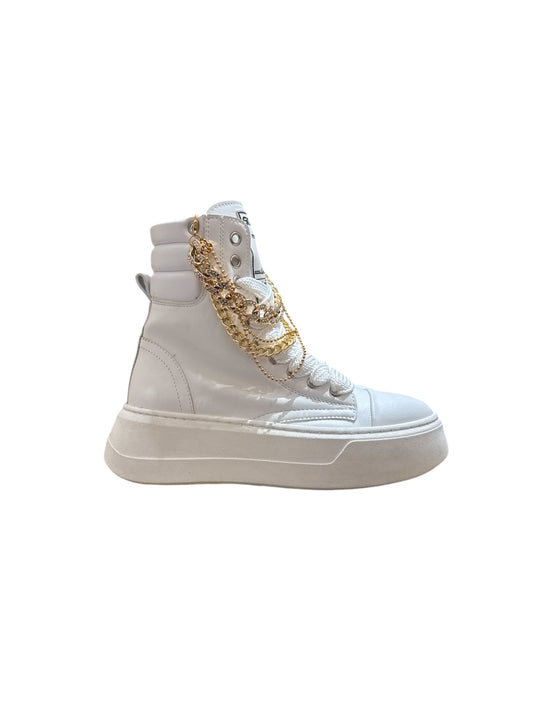 Sneakers alta Gioselin bianco