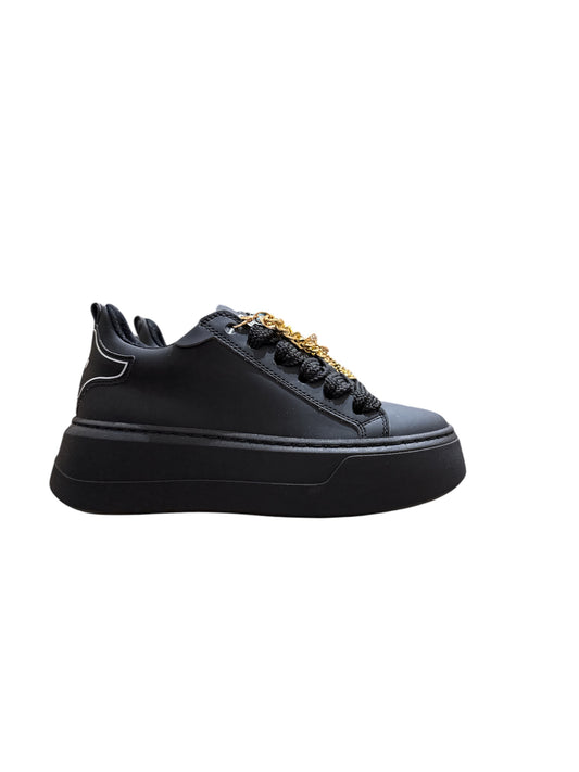 Sneakers Gioselin nero con catene